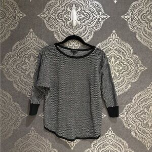 The Limited Monochrome Patterned Knit Top